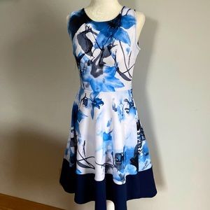 Watercolor Floral Gilli A-Line Dress